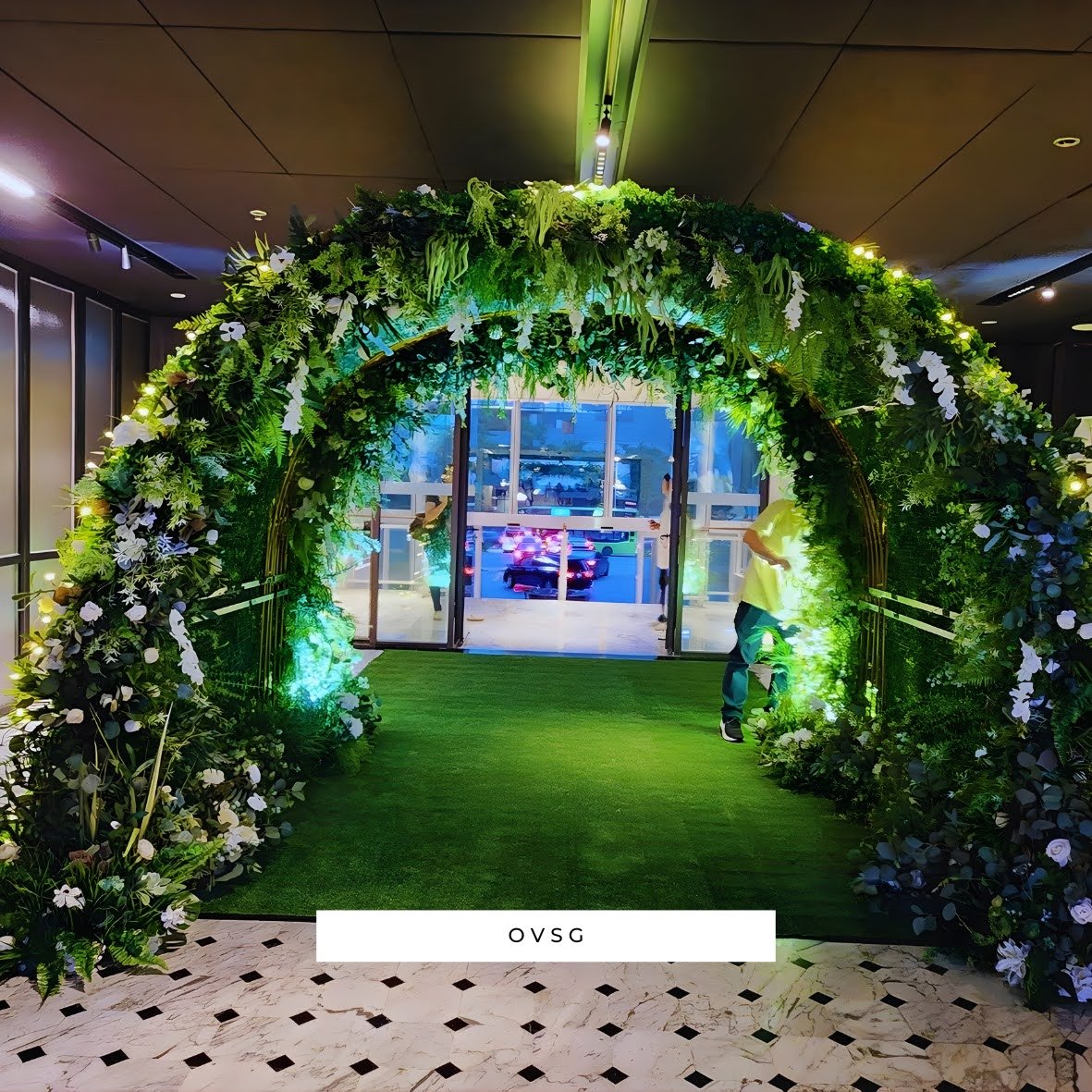 Grand Ballroom Circular Arch Backdrop