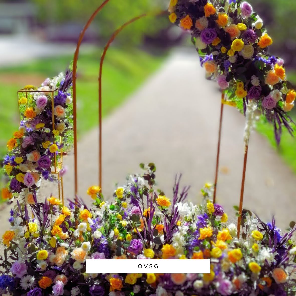 Floral Plinths & Entrance Floral Stand