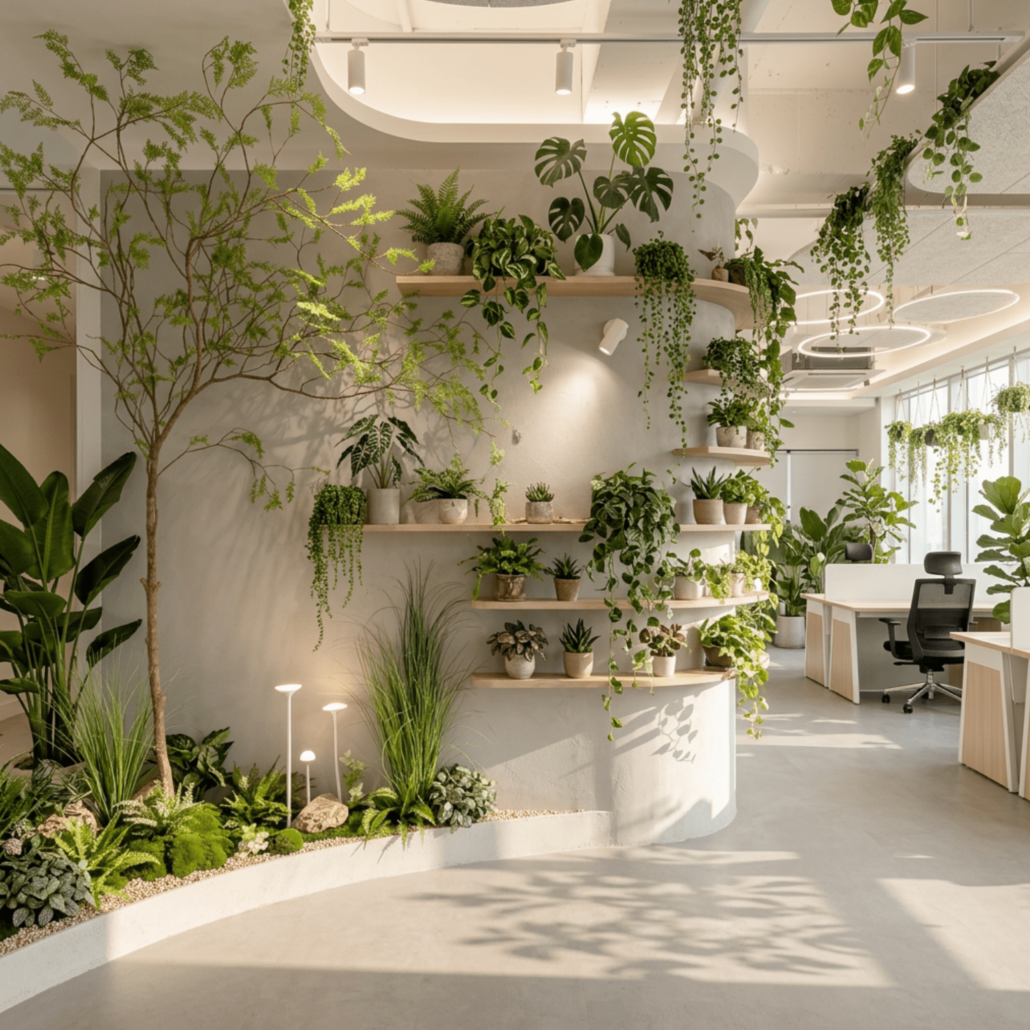 High-Density Moss & Botanical Feature
