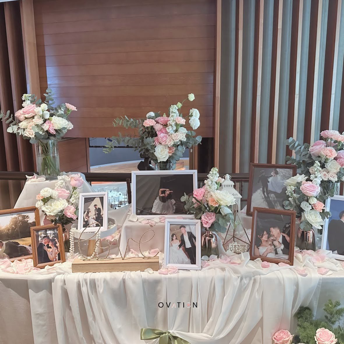 Reception Photo Display Rentals Singapore - Ovation
