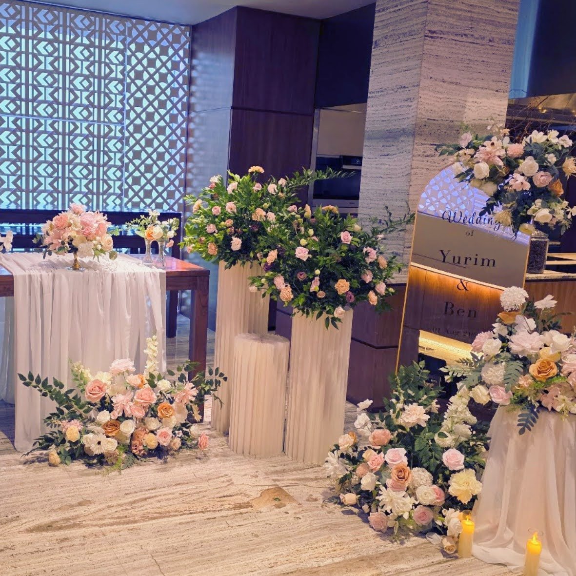 Bespoke Couple Photo Gallery Table